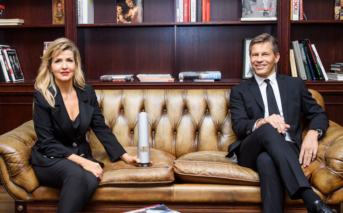 Anne-Sophie Mutter & Frank Briegmann, CEO & President Universal Music Central Europe und Deutsche Grammophon
