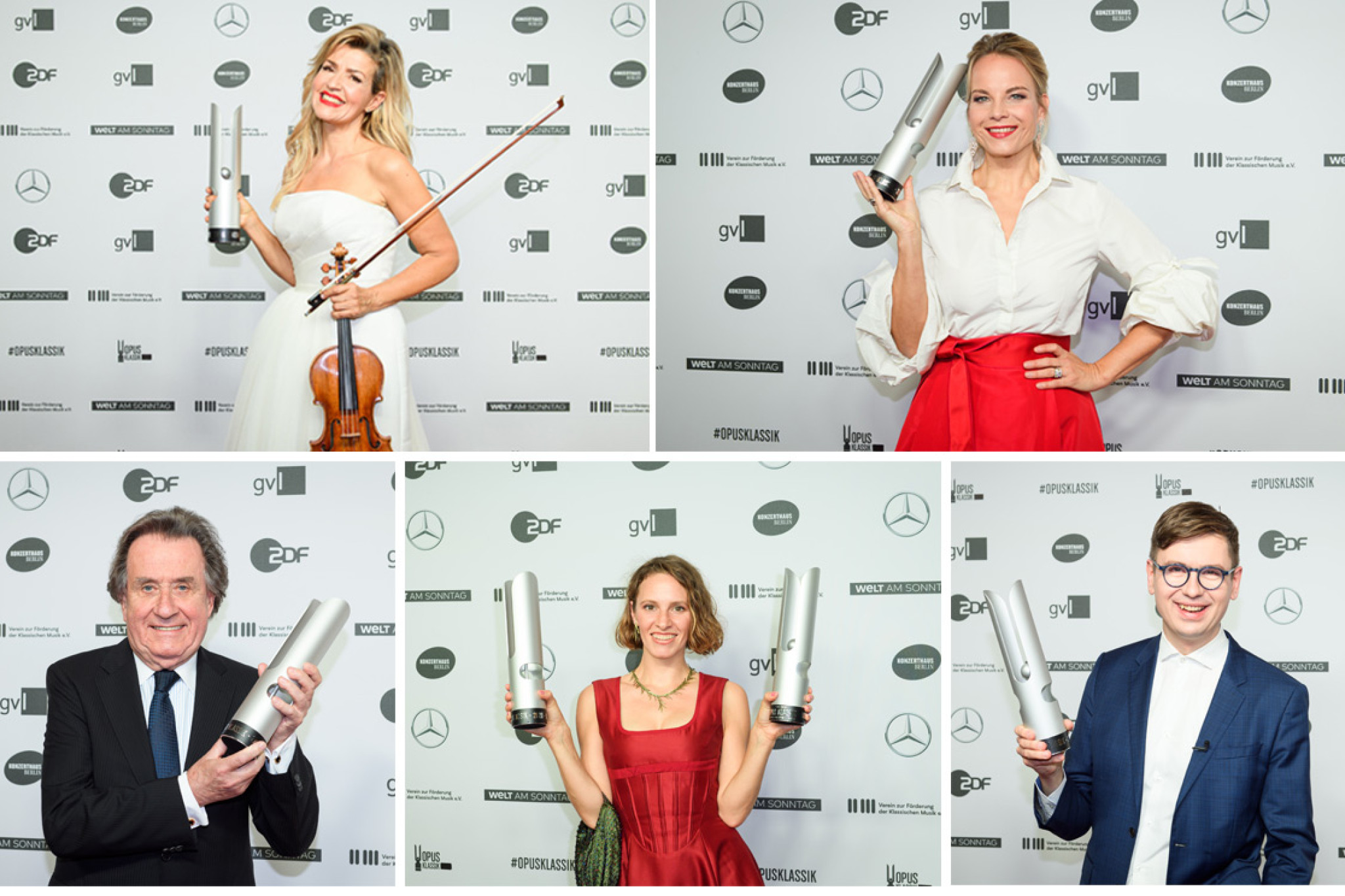 Anne-Sophie Mutter, Elīna Garanča, Rudolf Buchbinder, Kassandra Wedel, Víkingur Ólafsson