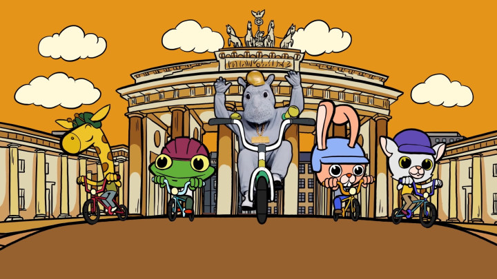 Rolle durch den Kiez