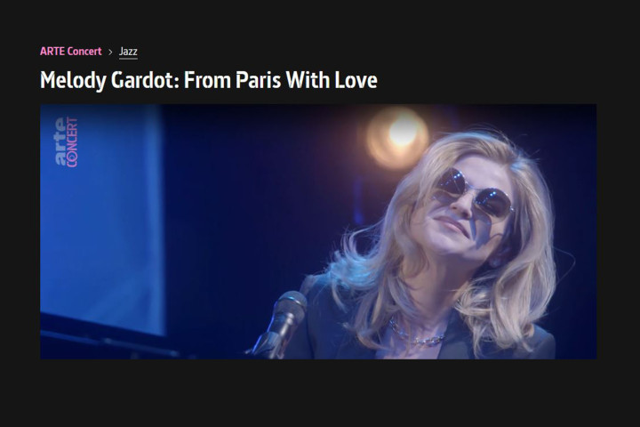 Melody Gardot - "From Paris With Love" auf Arte Concert