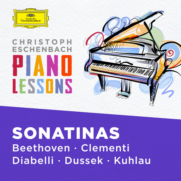 Christoph Eschenbach Piano Lessons Sonatinas eAlbum Cover