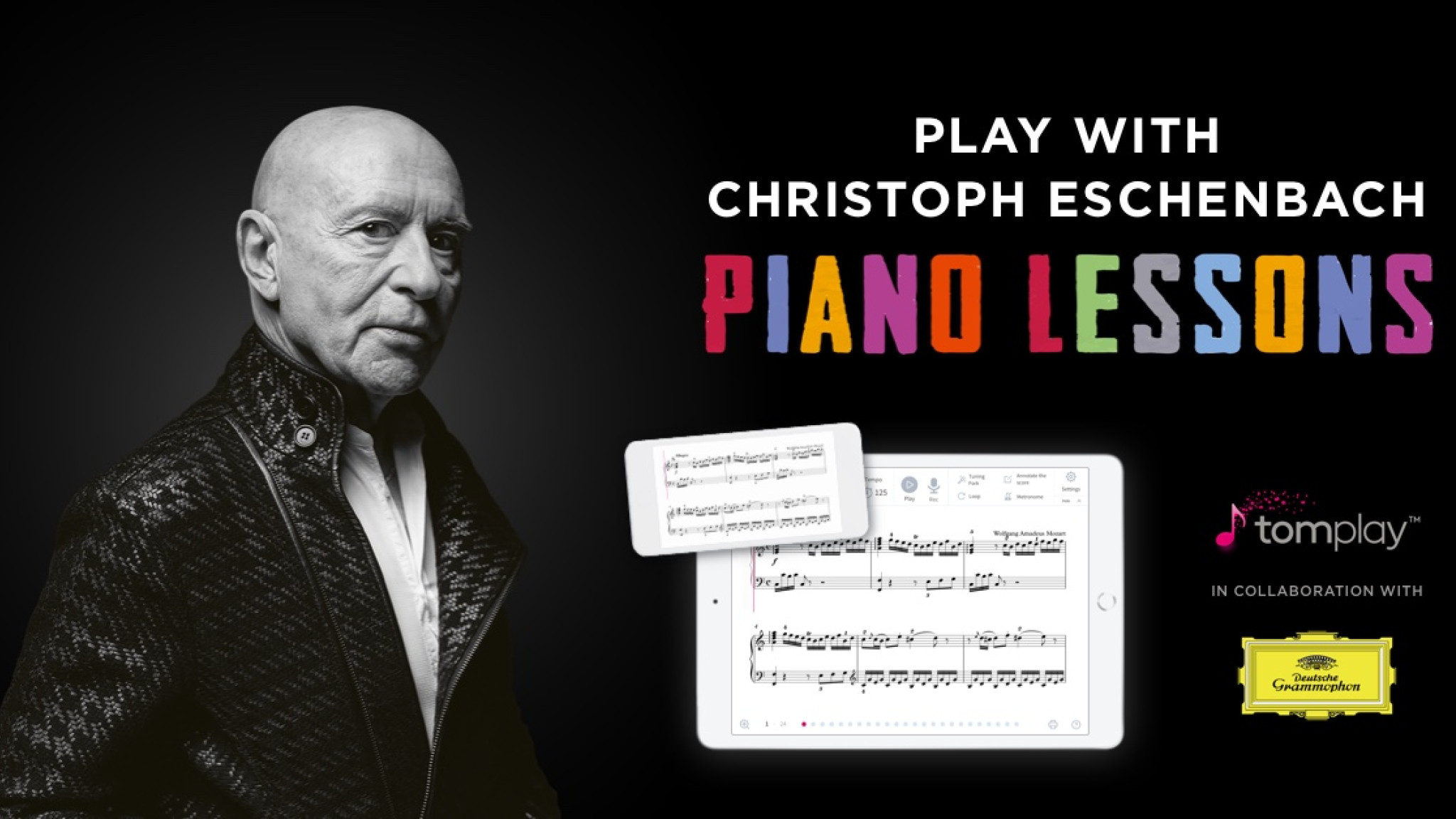 Play with Christoph Eschenbach in Collaboration with Tomplay 