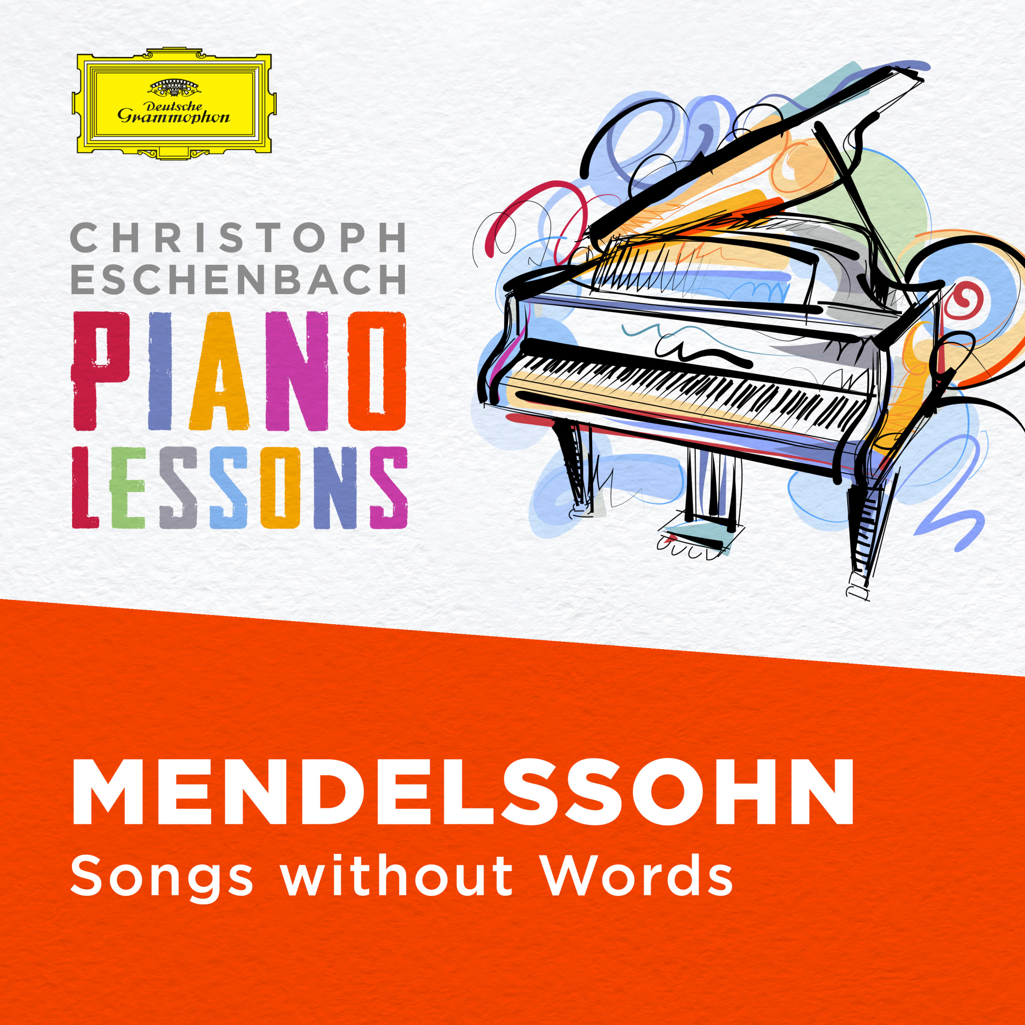 Christoph Eschenbach Piano Lessons - Mendelssohn: Songs without Words Cover