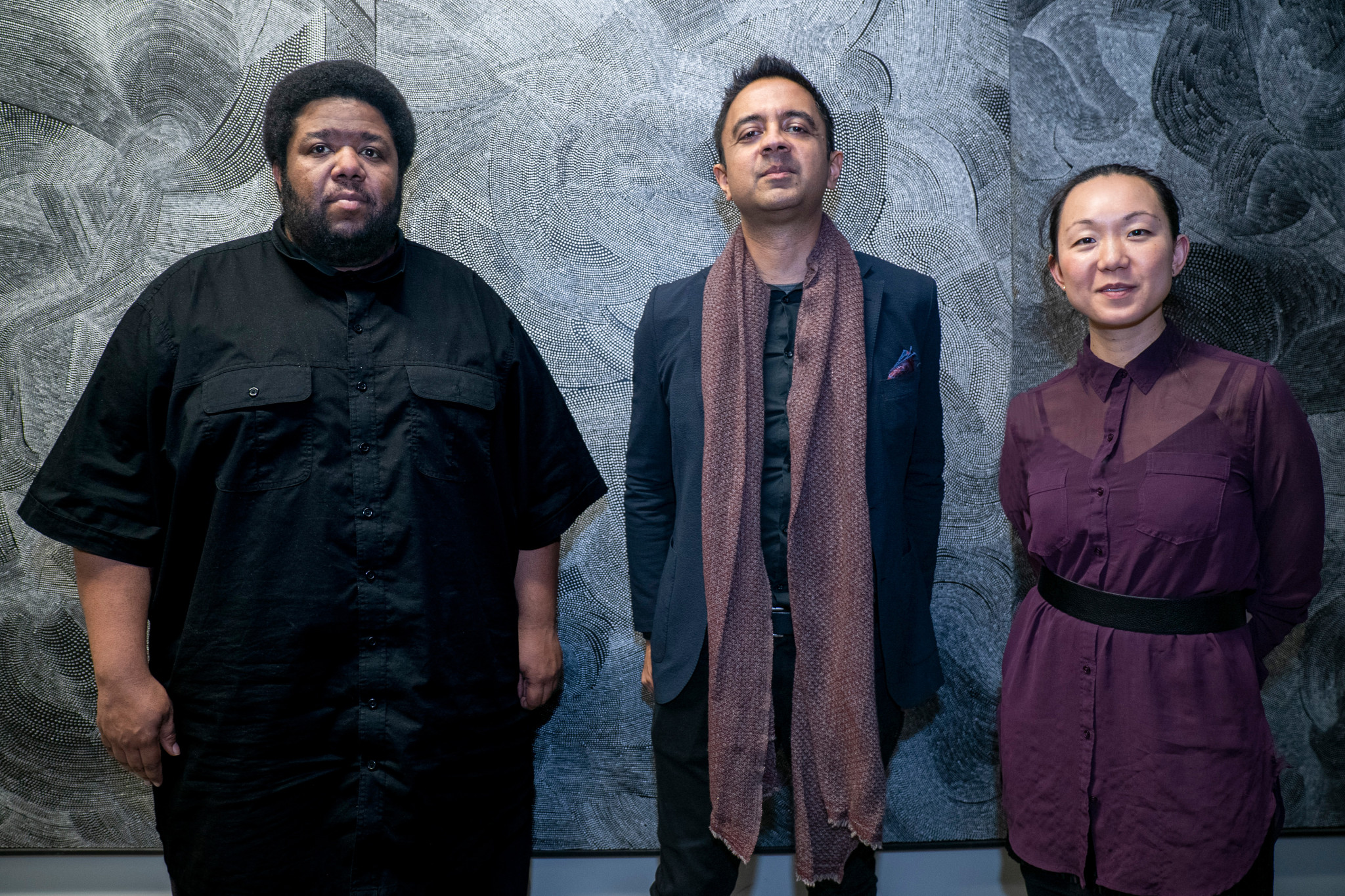 Tyshawn Sorey, Vijay Iyer, Linda May Han Oh 
