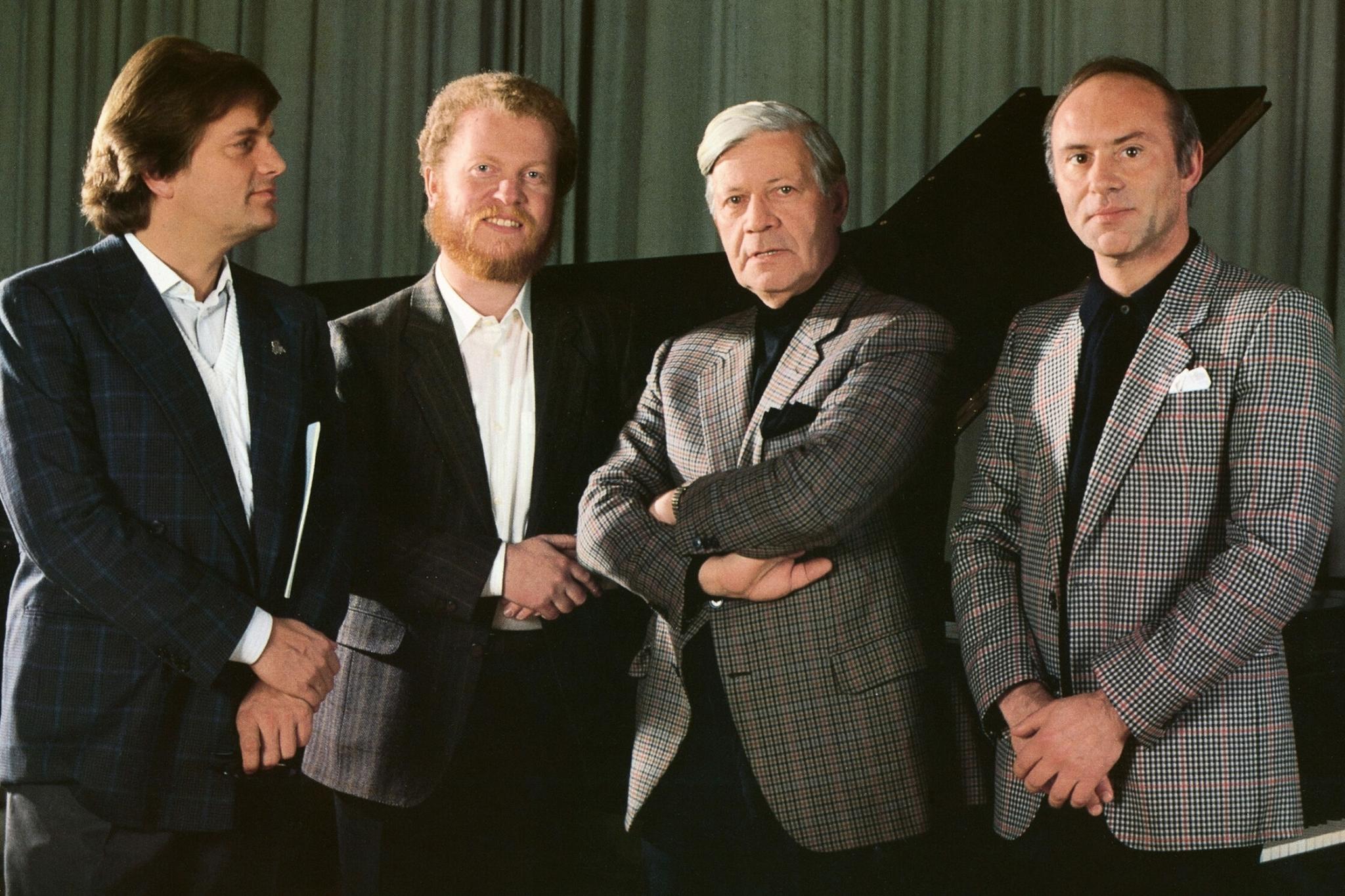 Justus Frantz, Gerhard Oppitz, Helmut Schmidt, Christoph Eschenbach