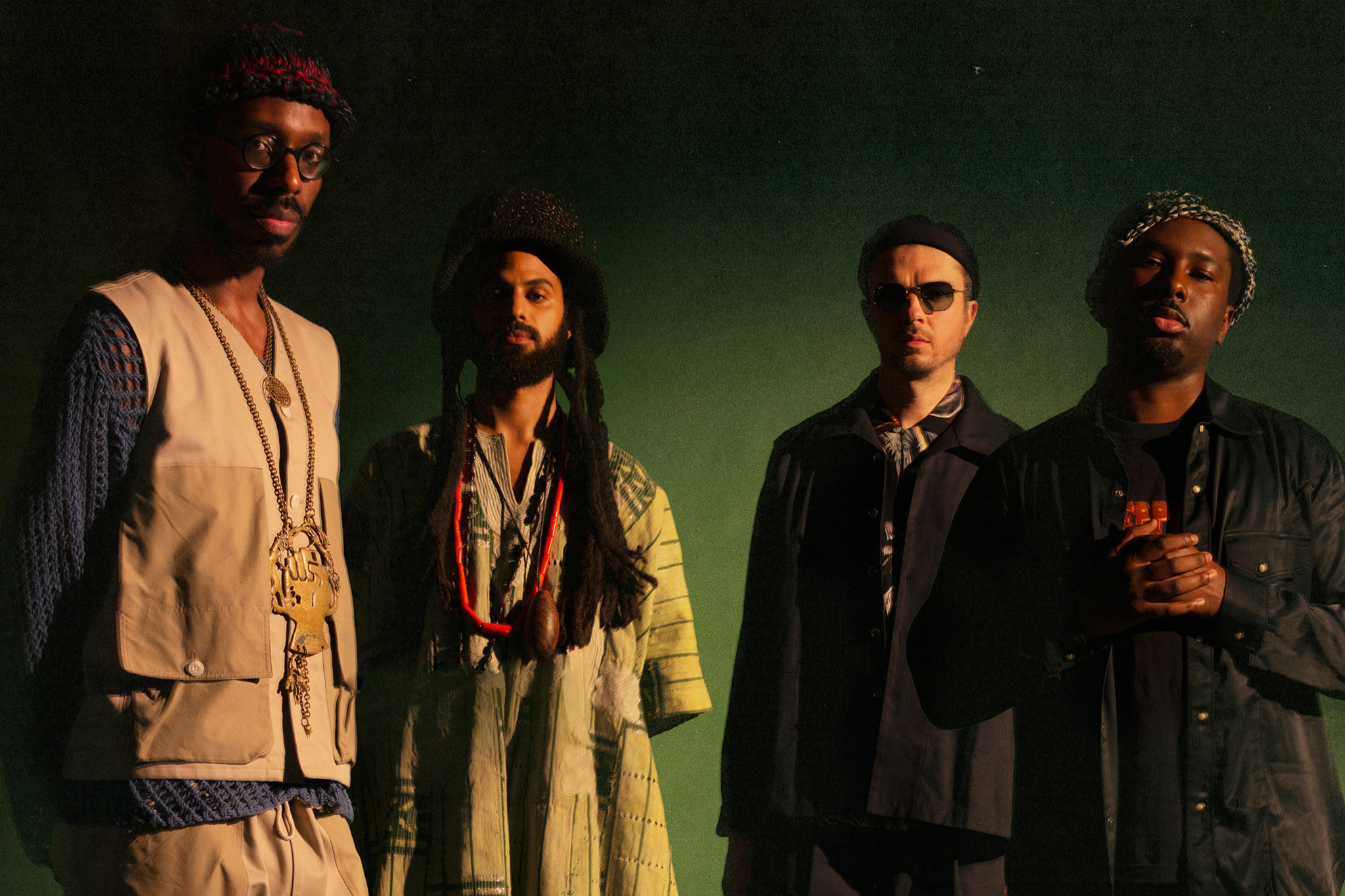 Sons Of Kemet (v.l.n.r. Shabaka Hutchings / Eddie Hick / Tom Skinner / Theon Cross)
