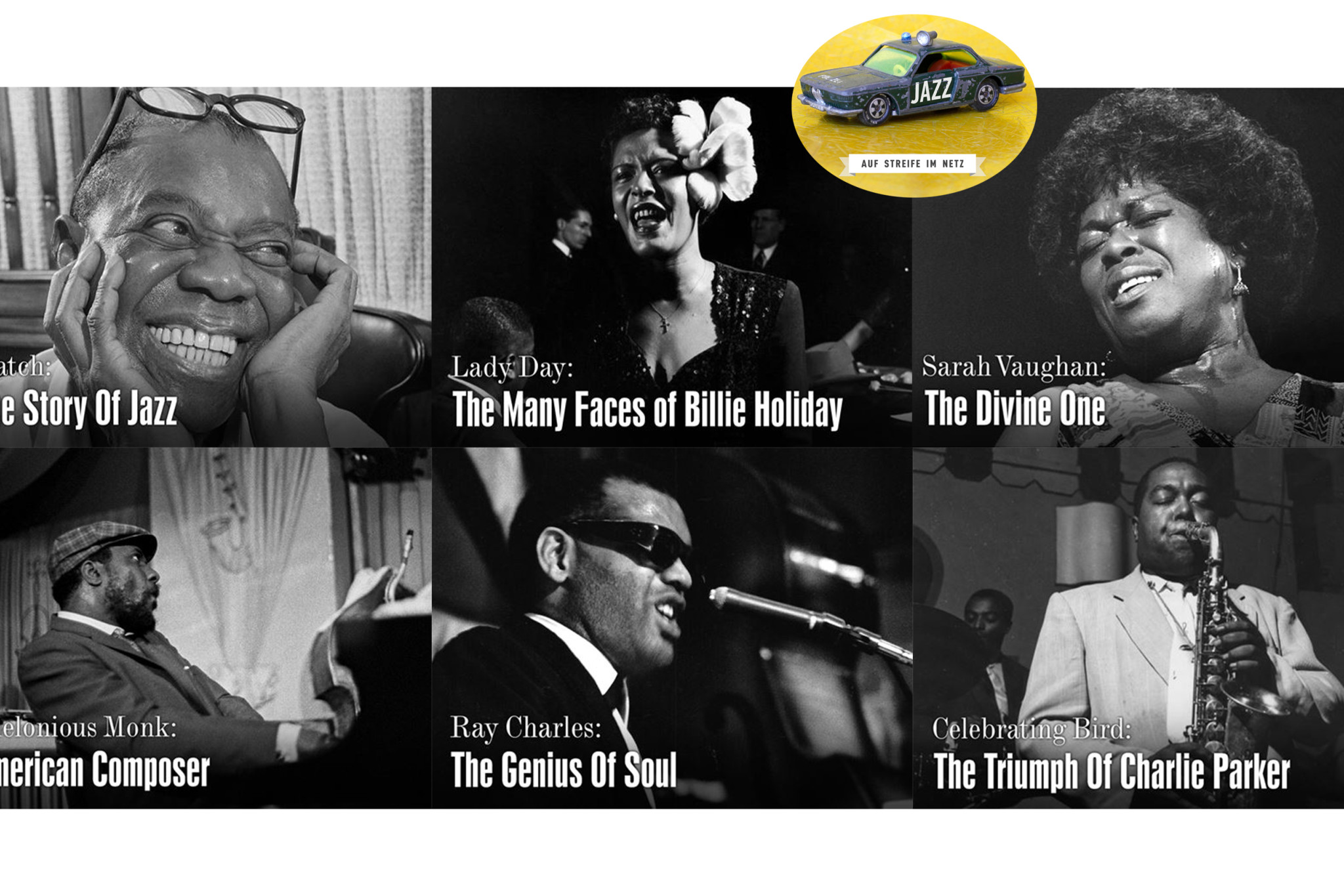 Auf Streife Im Netz - Dokuserie "Masters Of American Music" bei Jazzed