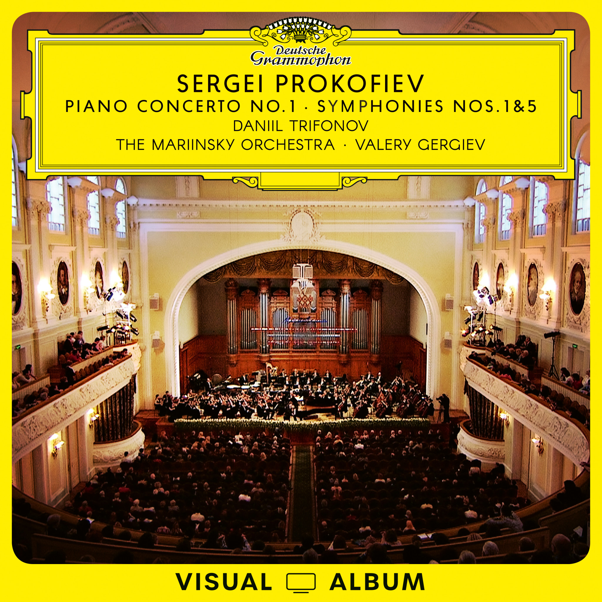 Trifonov/Gergiev - Prokofiev: Concerto No. 1 & Symphonies Nos. 1&5 EV Cover