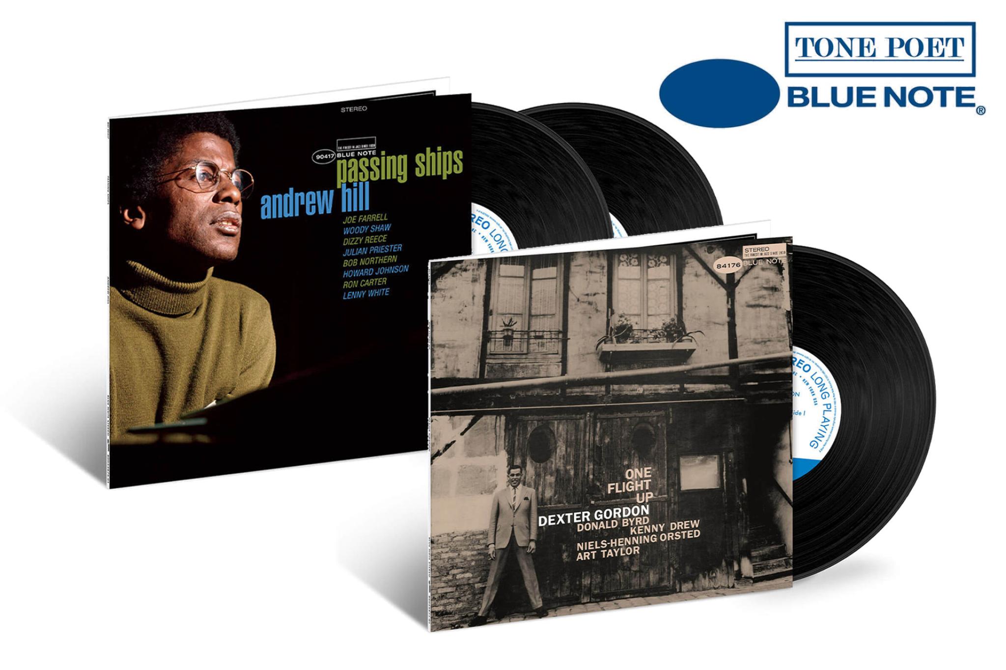 JazzEcho-Plattenteller: Tone Poet Vinyl Series - Andrew Hill "Passing Ships" / Dexter Gordon "One Flight Up"