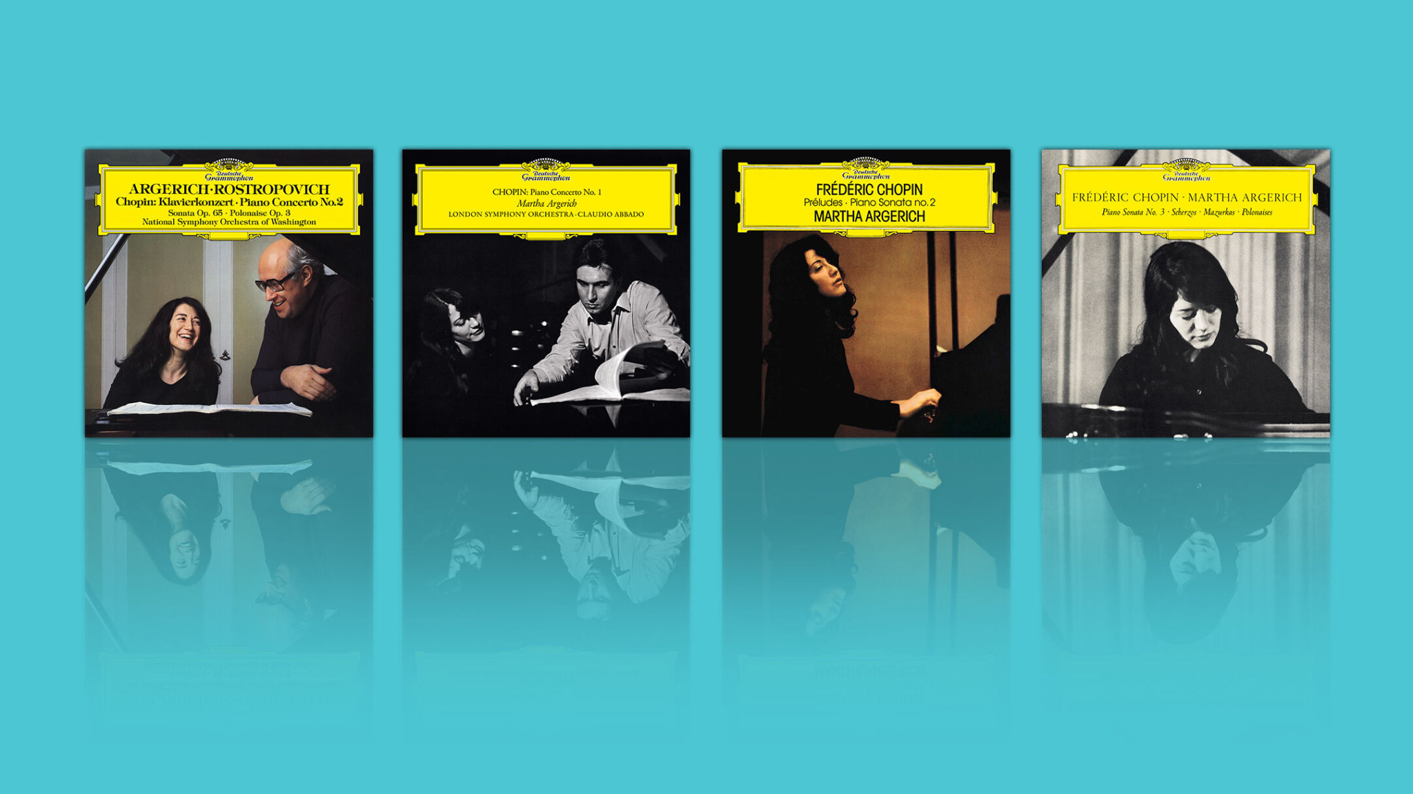 Martha Argerich – Four new digital albums