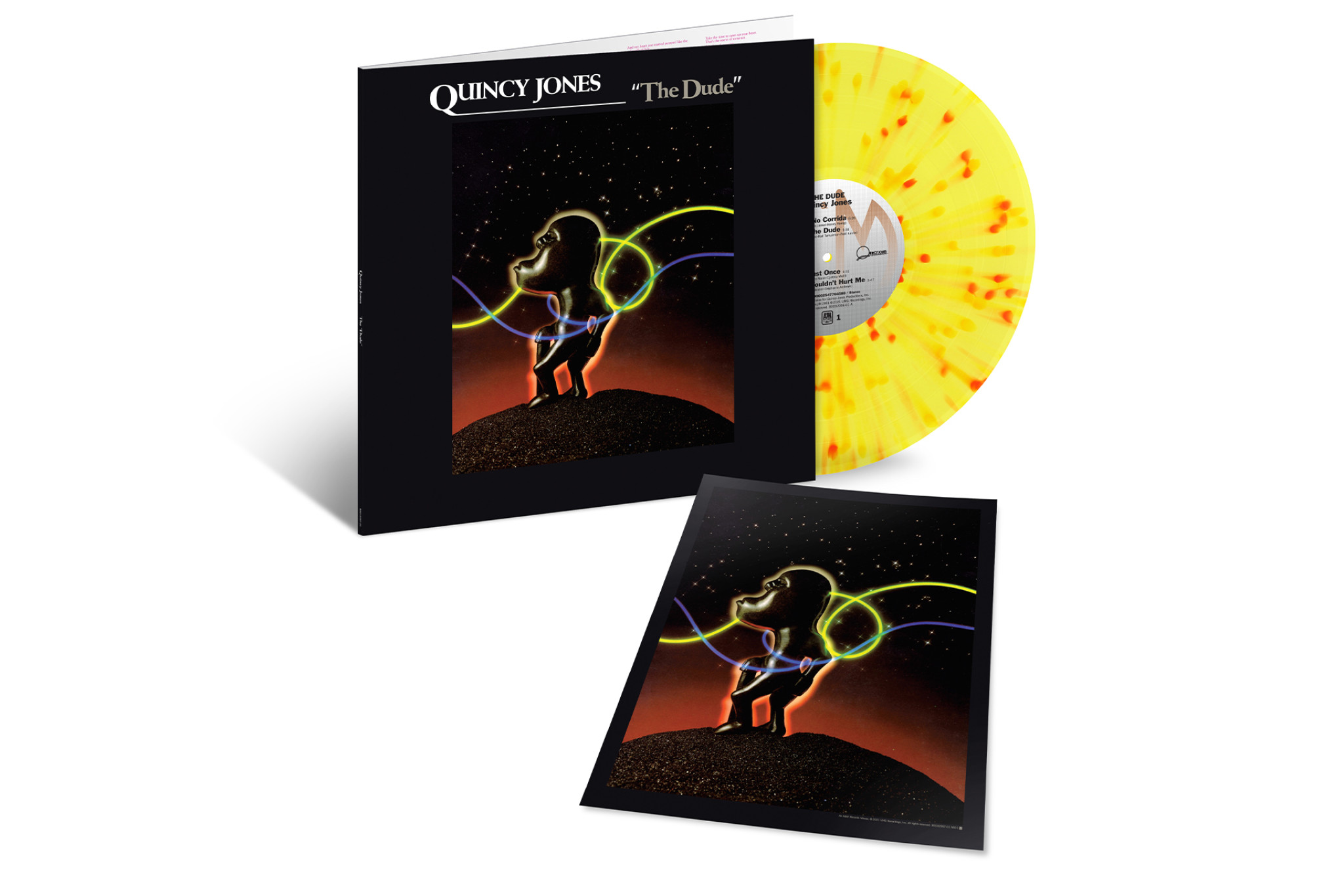 JazzEcho-Plattenteller: Quincy Jones - The Dude (Limited Coloured Vinyl)