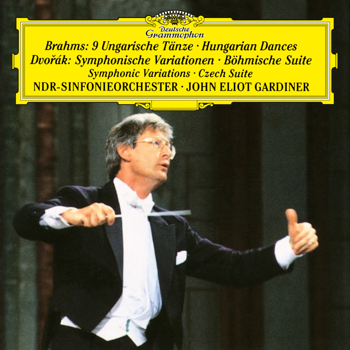 John Eliot Gardiner - Dvorák: Symphonic Variations, Op. 78, Czech Suite, Op. 39; Brahms: Hungarian Dances eAlbum Cover