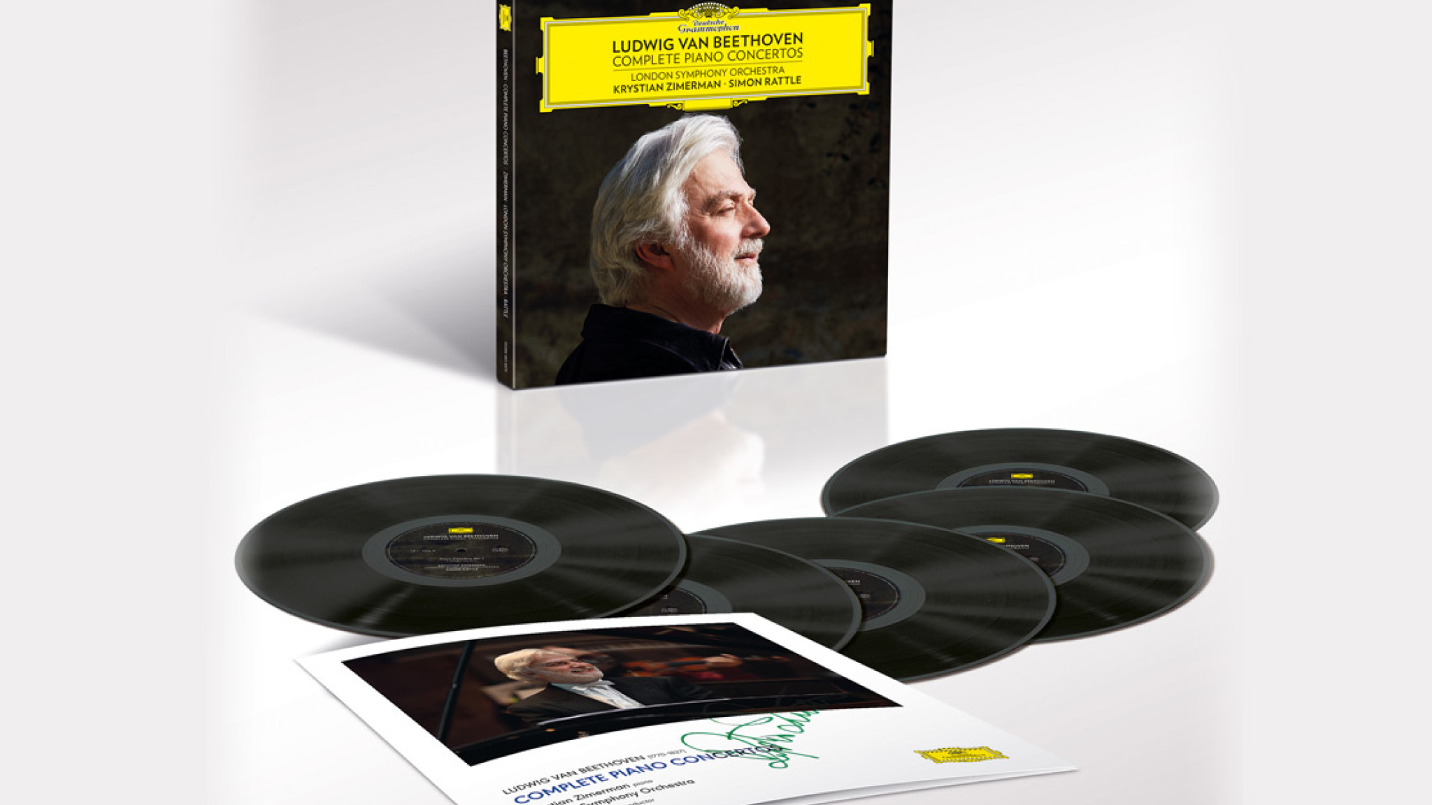Krystian Zimerman presents limited signed LP edition of Complete Beethoven Piano Concertos