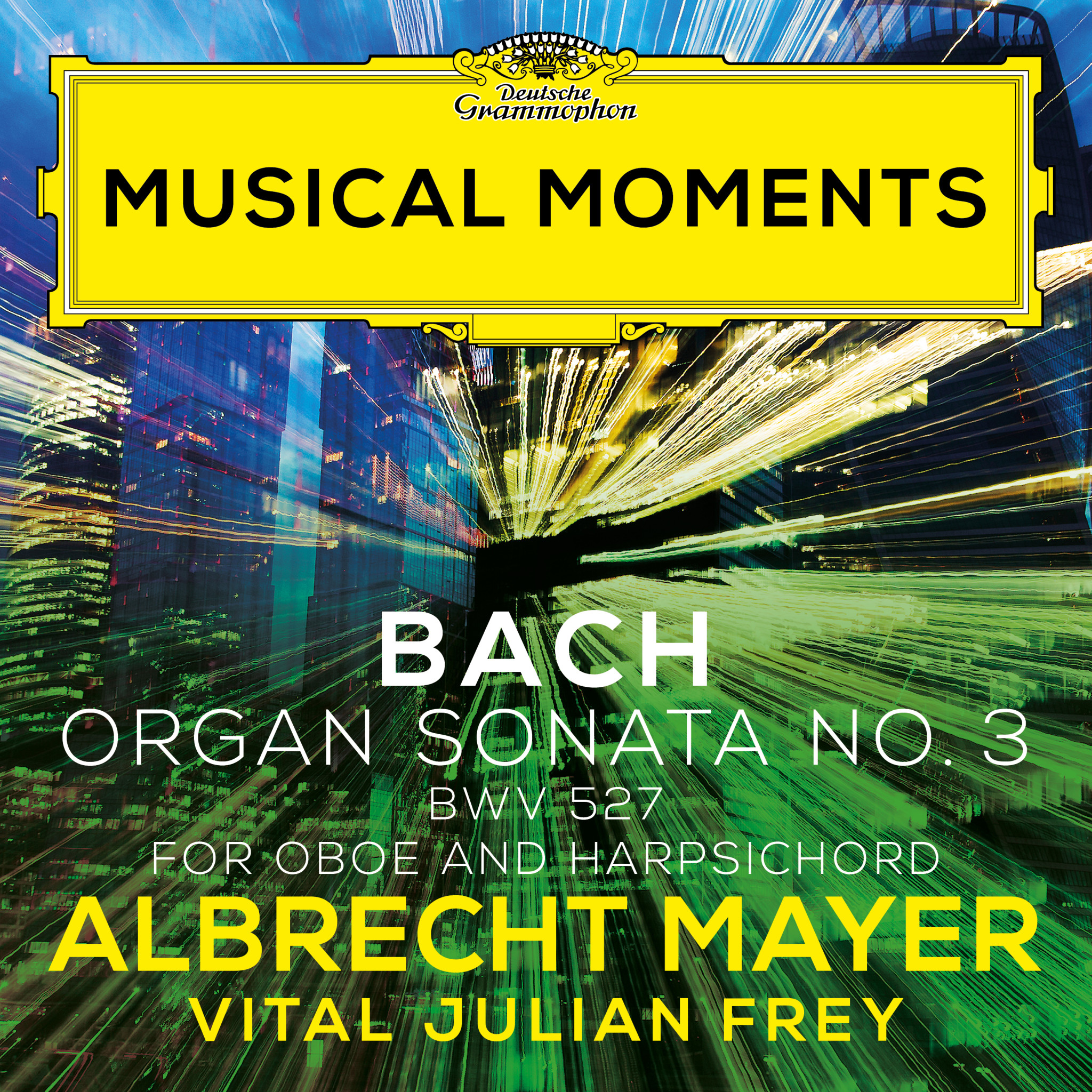 Albrecht Mayer - J.S. Bach: Organ Sonata No. 3 in D Minor, BWV 527 (Adapt. for Oboe and Harpsichord by Mayer and Frey) Musical Moments Cover