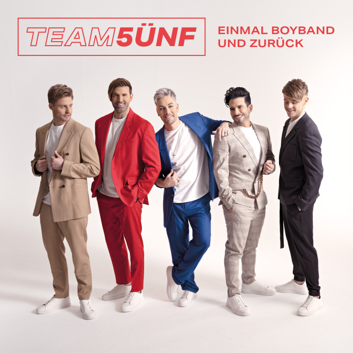 Team 5ünf Einmal Boyband und zurück Album Cover