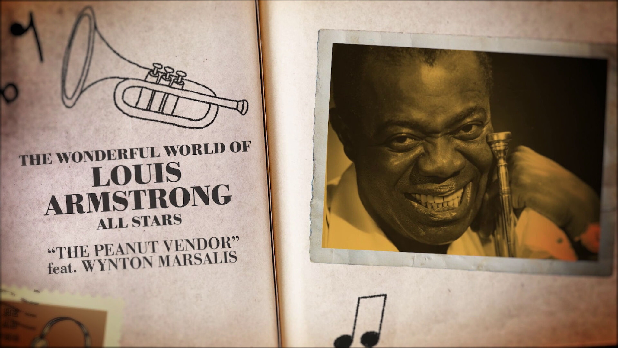 The Wonderful World of Louis Armstrong Allstars - The Peanut Vendor (Visualizer)