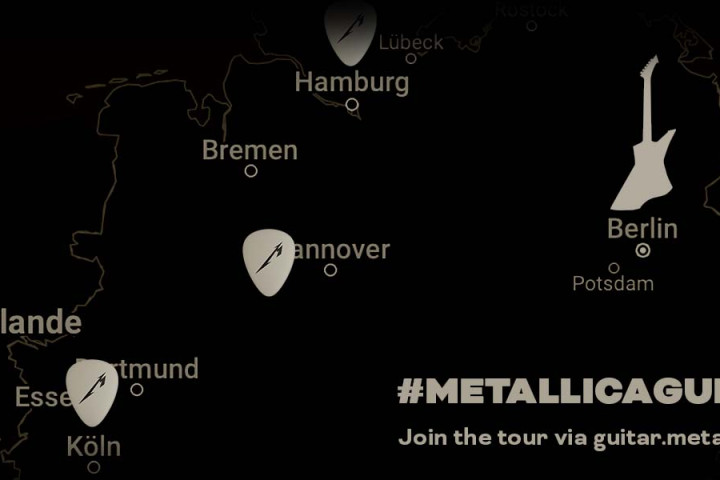 Metallica Gitarre Tour