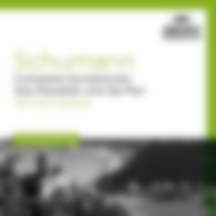 SCHUMANN Complete Symphonies / Gardiner Cover