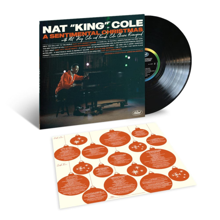 A Sentimental Christmas With Nat King Cole (LP Packshot)