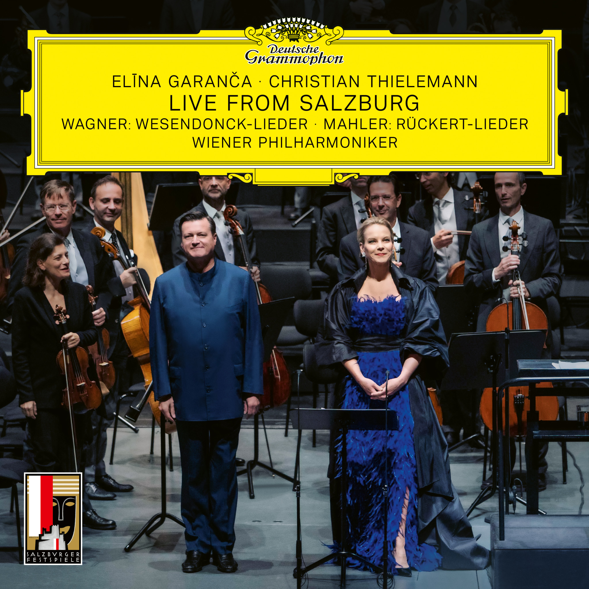 Elīna Garanča - Live in Salzburg - Wagner: Wesendonck-Lieder / Mahler: Rückert-Lieder Cover