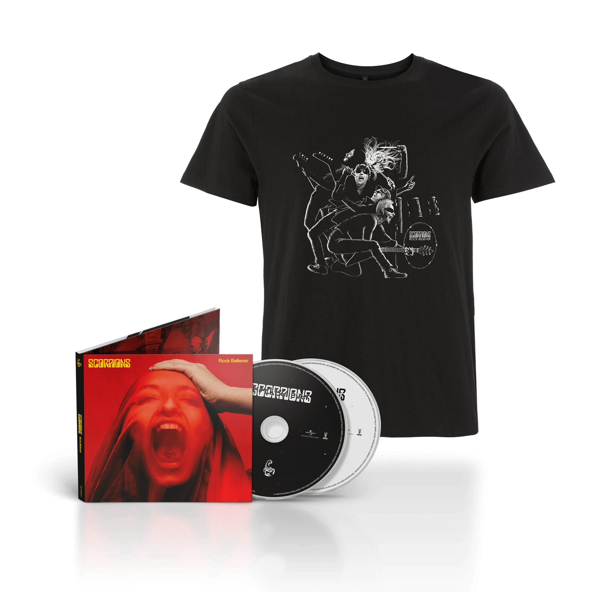 Ltd. 2CD Deluxe + Rock Believer Shirt
