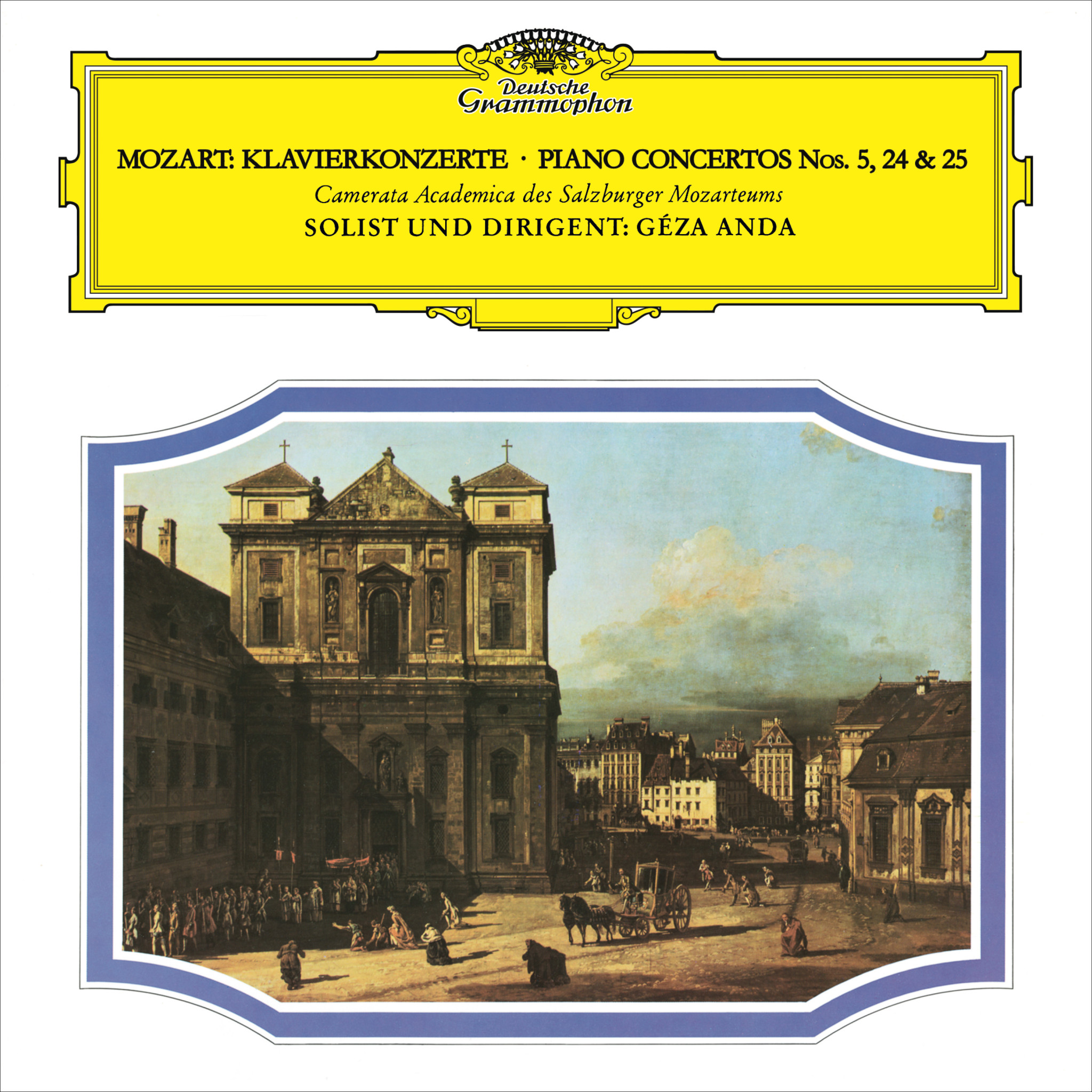 Géza Anda - Mozart: Piano Concertos Nos. 5, 24 & 25 Cover