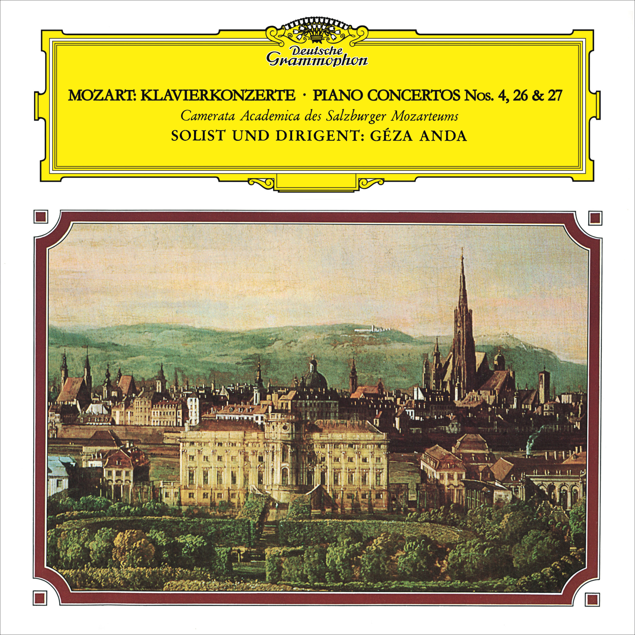 Géza Anda - Mozart: Piano Concertos Nos. 4, 26 & 27 Cover