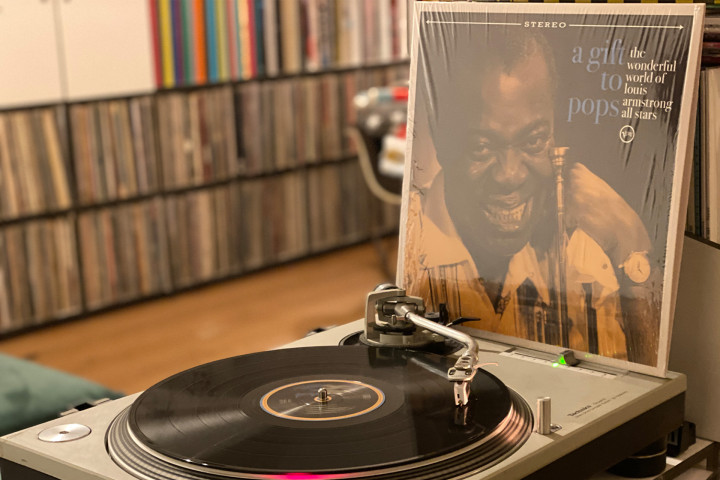 JazzEcho-Plattenteller: The Wonderful World Of Louis Armstrong All Stars - "A Gift To Pops"