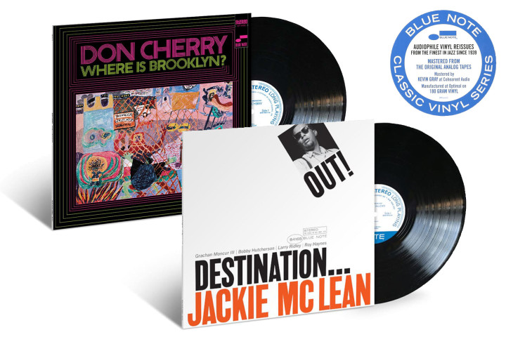 JazzEcho-Plattenteller: Don Cherry - Where Is Brooklyn? / Jackie McLean - Destination... (Blue Note Classic Vinyl Serie)