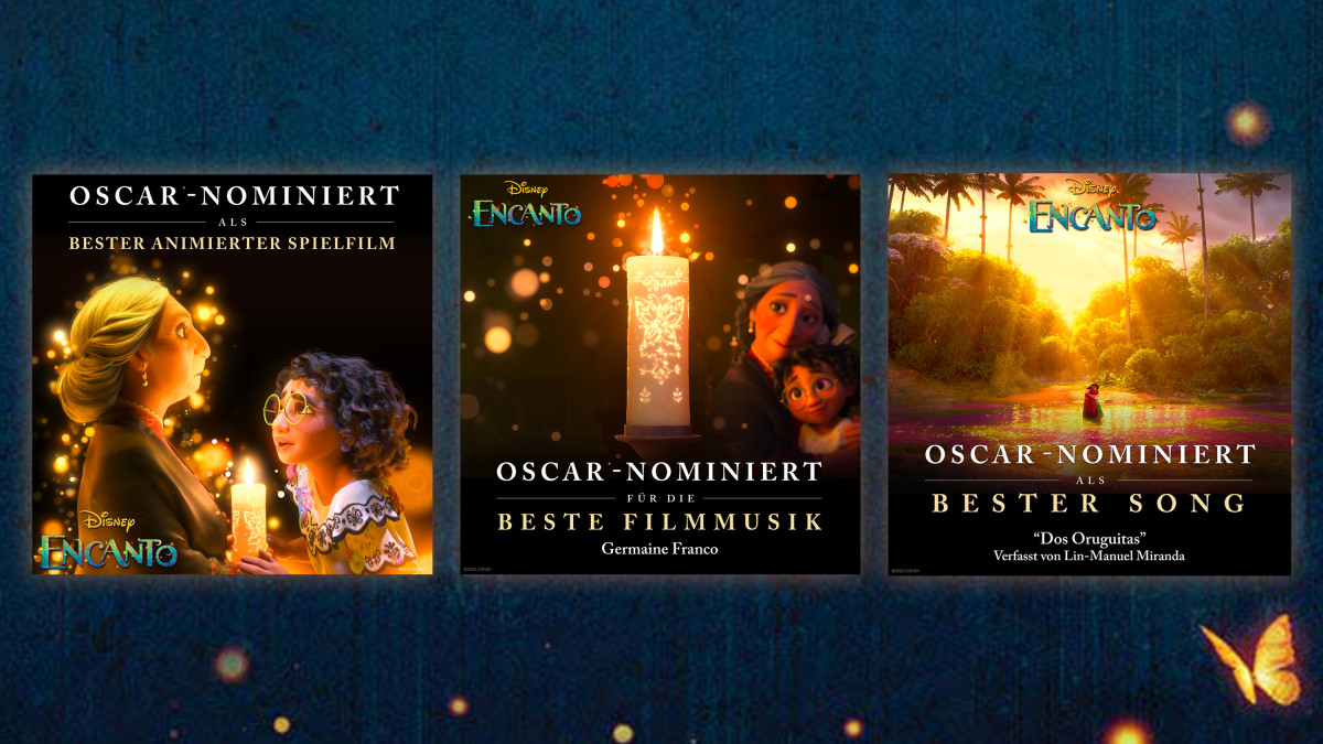 Die Oscars 2022 Drei Nominierungen Für Disneys Encanto Karussell Musik Und Hörspiele Für