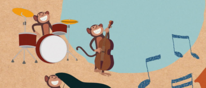 Der Gorilla mit der Sonnenbrille - Jazz-Version / Lyric Video 