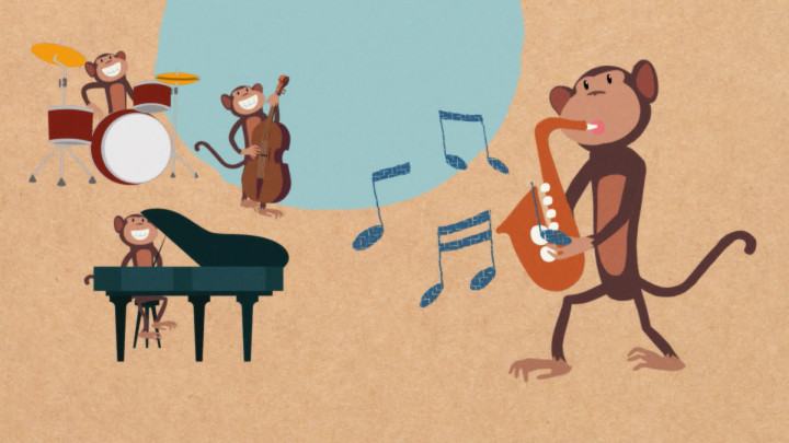 Der Gorilla mit der Sonnenbrille - Jazz-Version / Lyric Video 