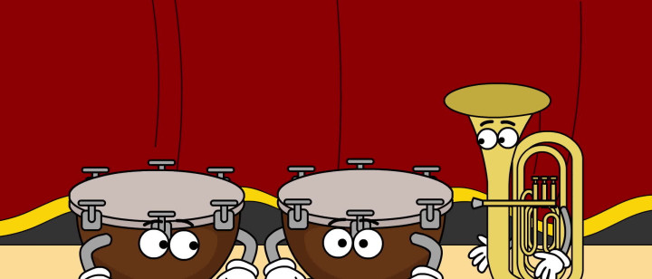 Die Maus flitzt durchs Orchester