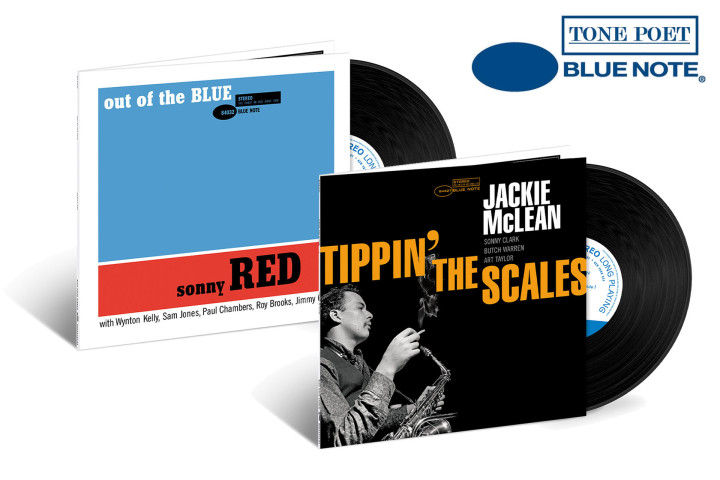JazzEcho-Plattenteller: Sonny Red "Out Of The Blue" / Jackie McLean "Tippin' The Scales" (Blue Note Tone Poet Vinyl)