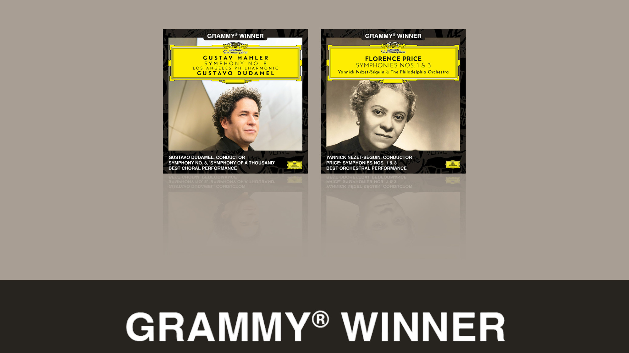 Ausgezeichnet – Gustavo Dudamel und Yannick Nézet-Séguin erhalten GRAMMY Award 2022