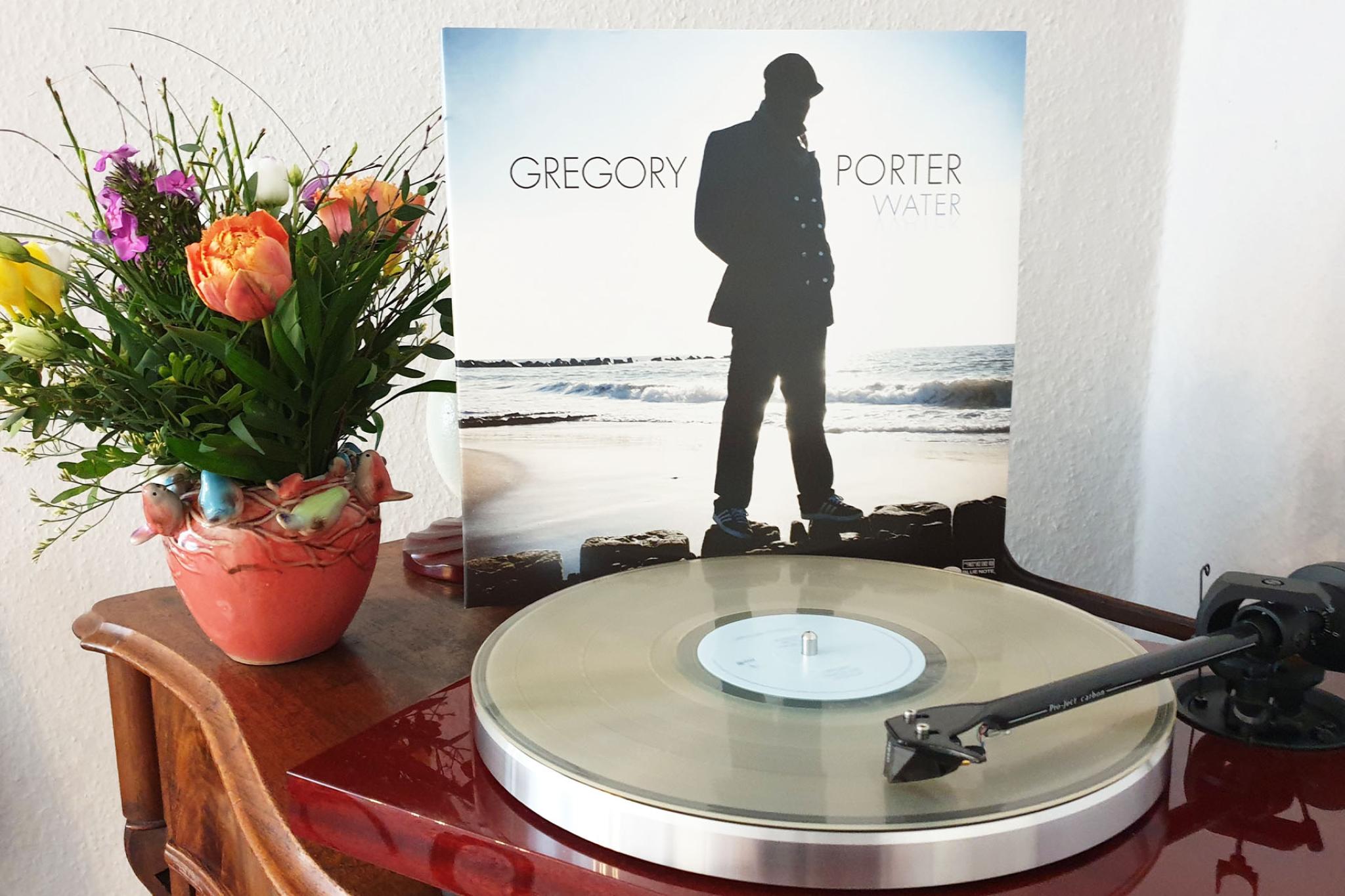 JazzEcho-Plattenteller: Gregory Porter - Water (Ltd. Transparent 2LP)