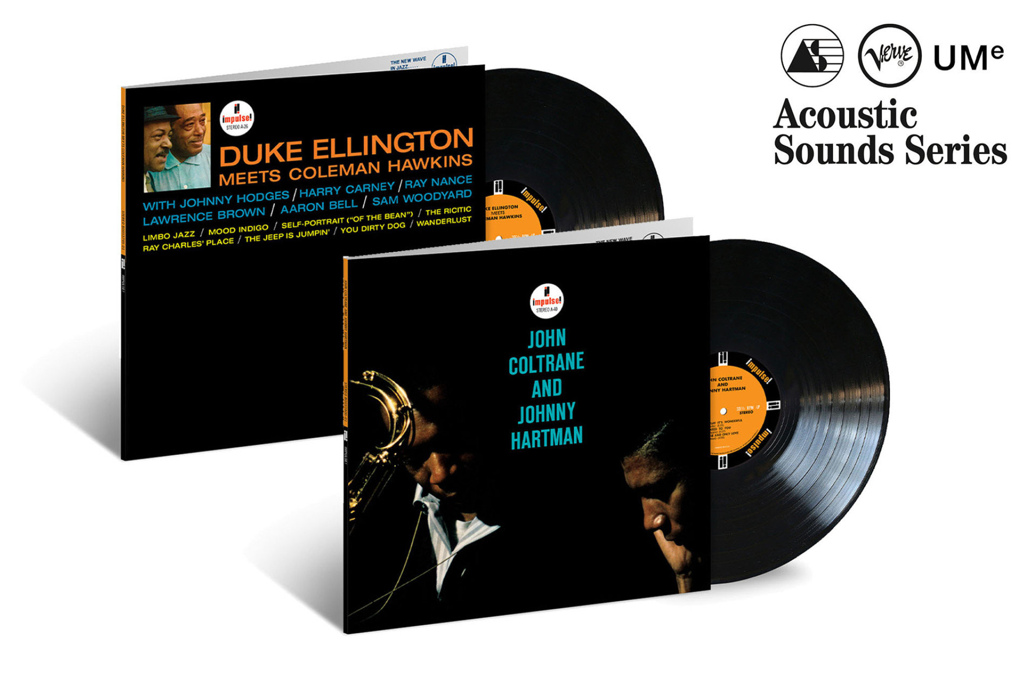 JazzEcho-Plattenteller: John Coltrane And Johnny Hartman / Duke Ellington Meets Coleman Hawkins (Verve Acoustic Sounds Series)