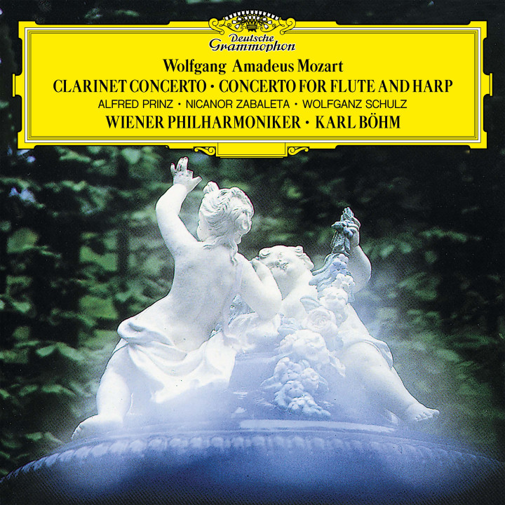 Karl Böhm - Mozart: Clarinet Concerto K. 622; Flute & Harp Concerto K. 299 Cover