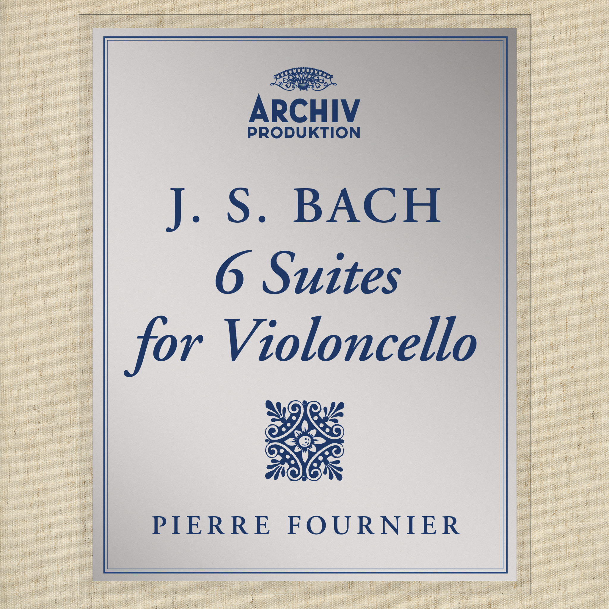 Pierre Fournier - Bach, J.S.: Cello Suites, BWV 1007-1012 HD Cover
