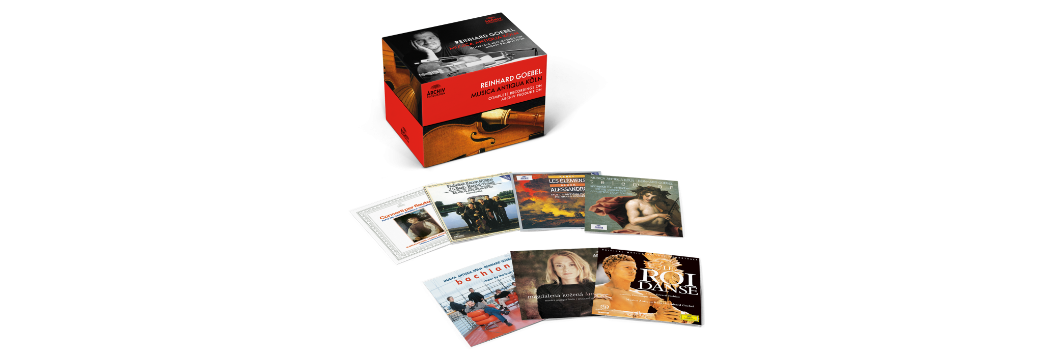 Reinhard Goebel - Complete Recordings on Archiv Produktion packshot banner