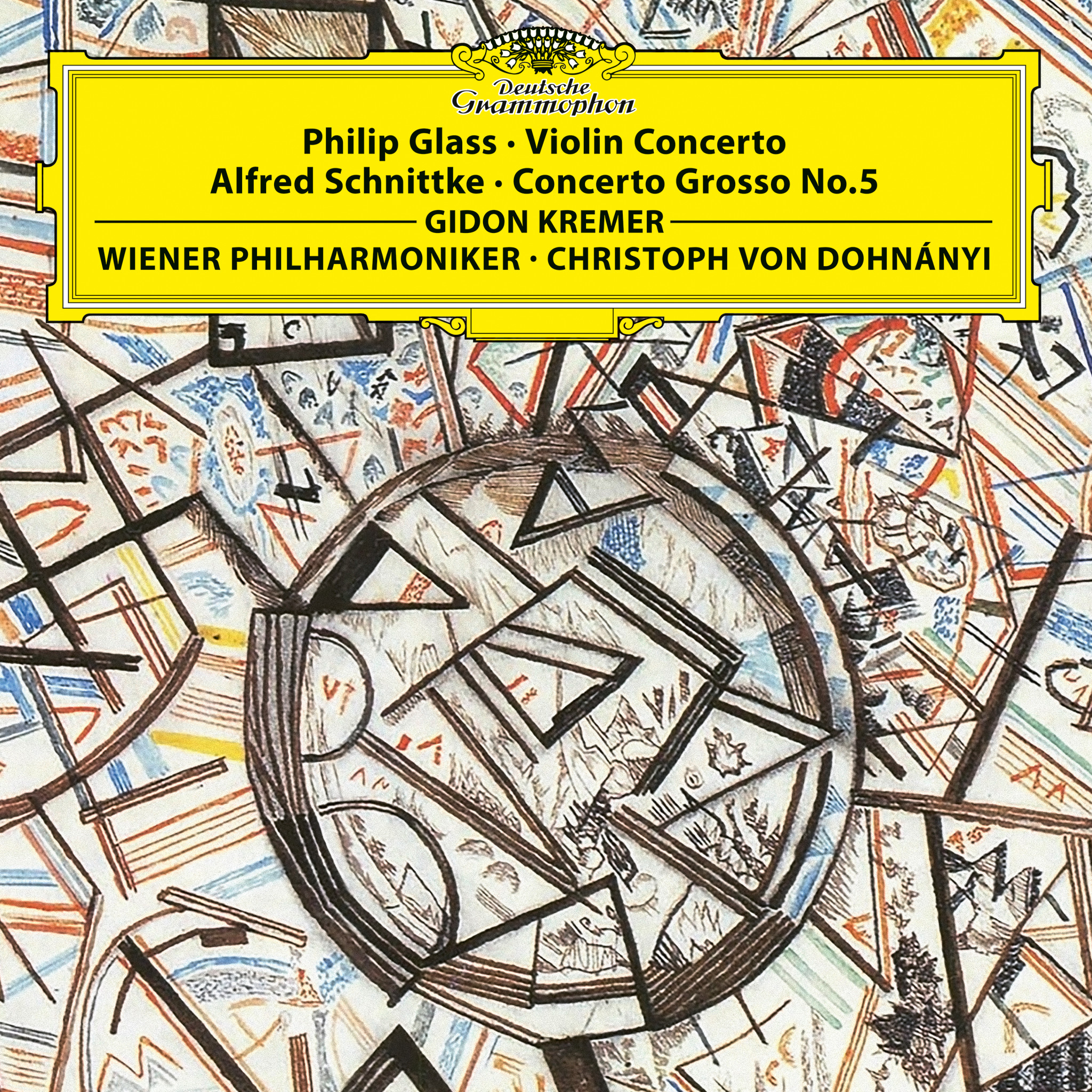 Gidon Kremer - Glass: Violin Concerto / Schnittke: Concerto Grosso No. 5 - Dolby Atmos Cover