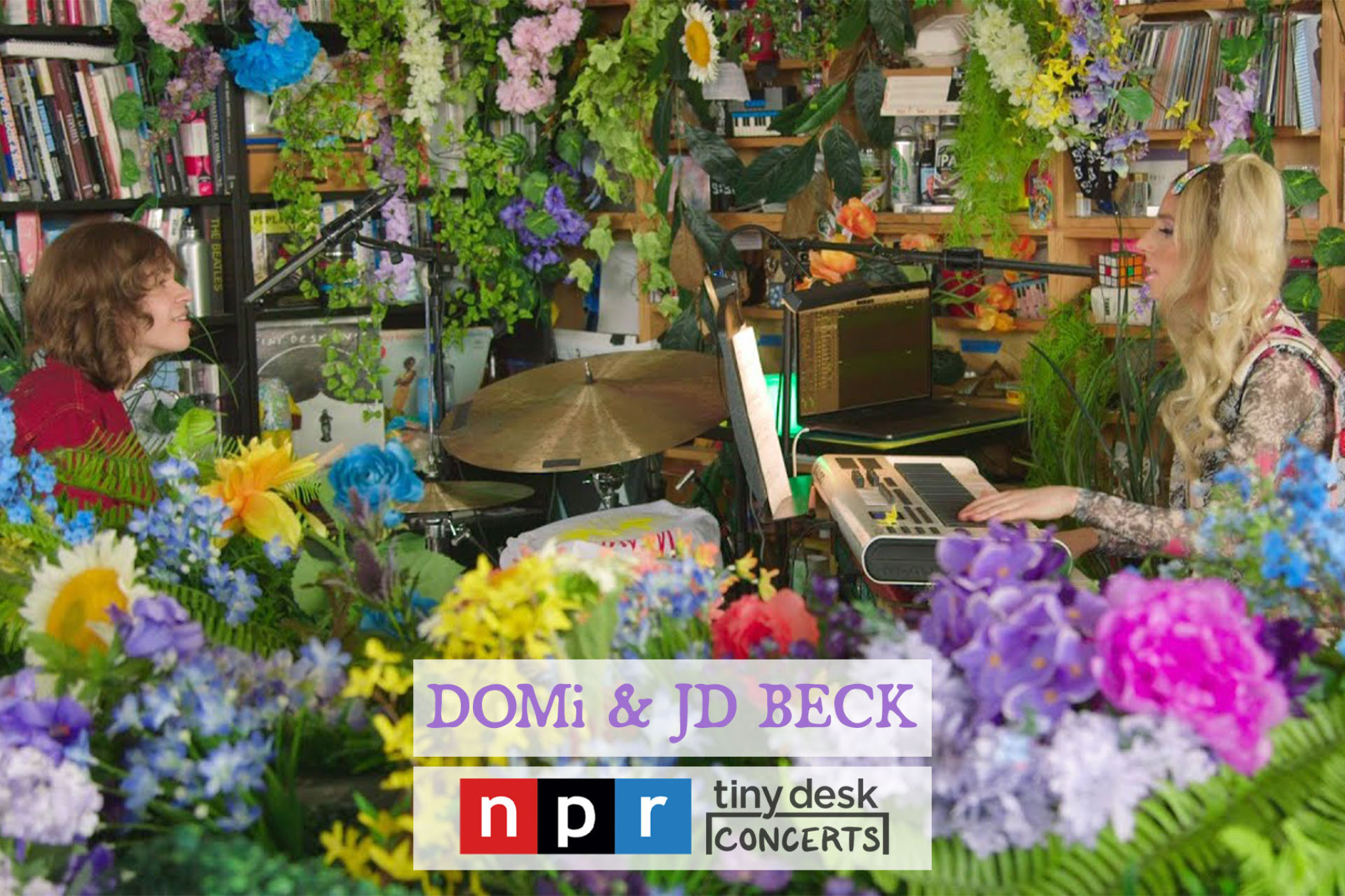 Schillernder Gig - Flower Power beim Tiny Desk Concert