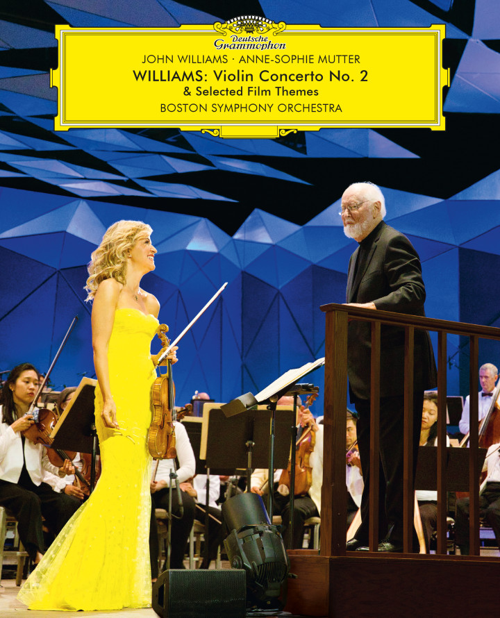 Anne-Sophie Mutter - John Williams: Violin Concerto No. 2 & Selected Film Themes (Blu-ray Cover)