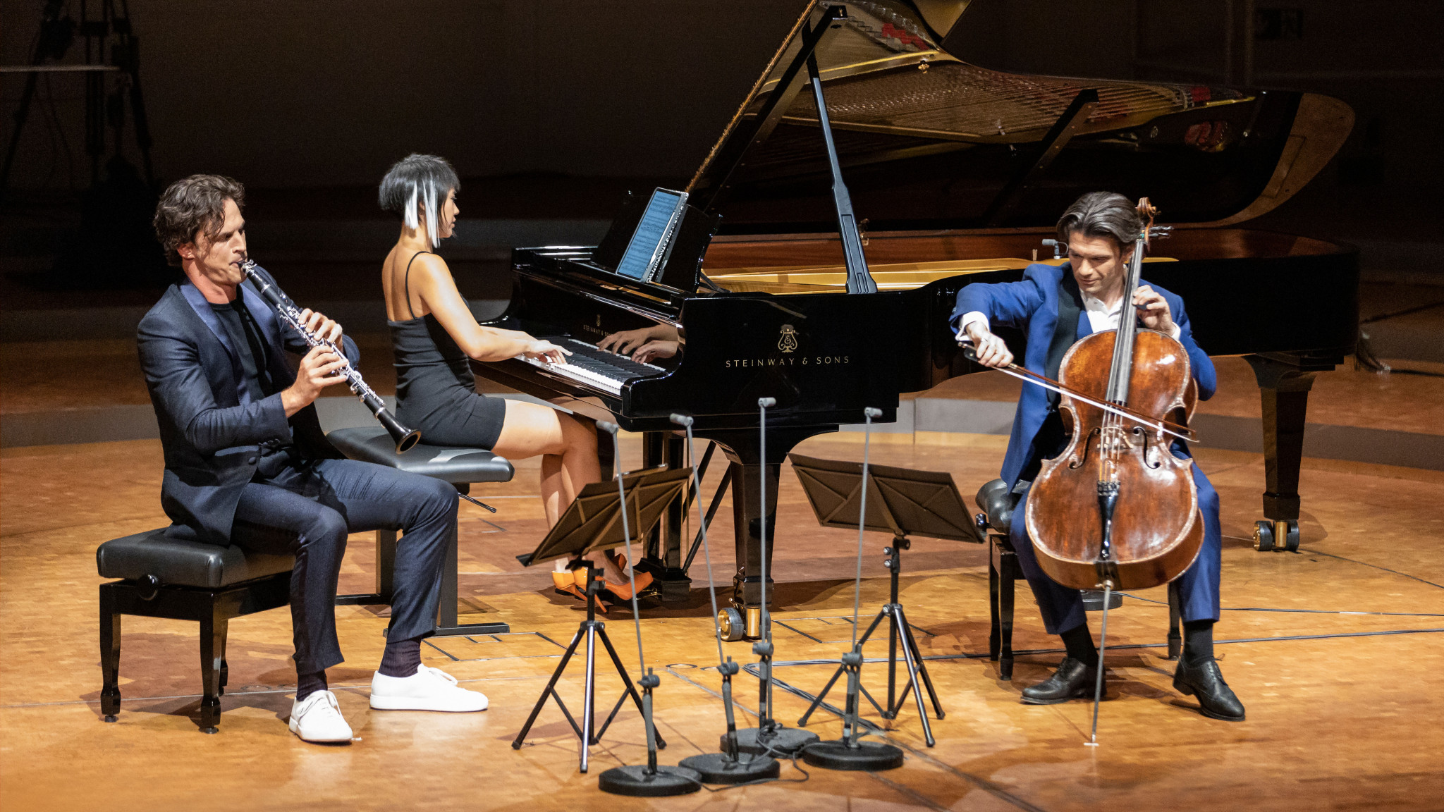Das Trio der Superlative – Yuja Wang, Andreas Ottensamer und Gautier Capuçon begeistern mit Werken von Brahms und Rachmaninoff
