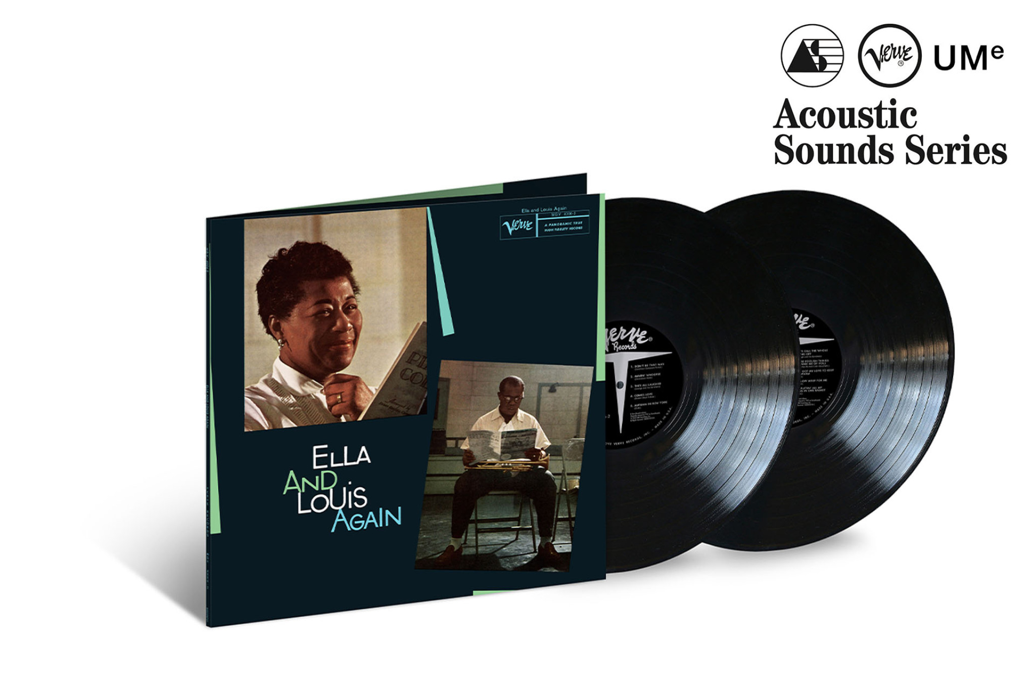 JazzEcho-Plattenteller: Ella & Louis Again (Verve Acoustic Sounds Vinyl)