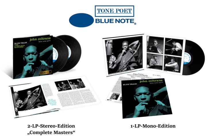 John Coltrane - Blue Train: The Complete Masters (Stereo 2LP - Tone Poet Vinyl)  / John Coltrane - Blue Train (Mono 1LP - Tone Poet Vinyl)