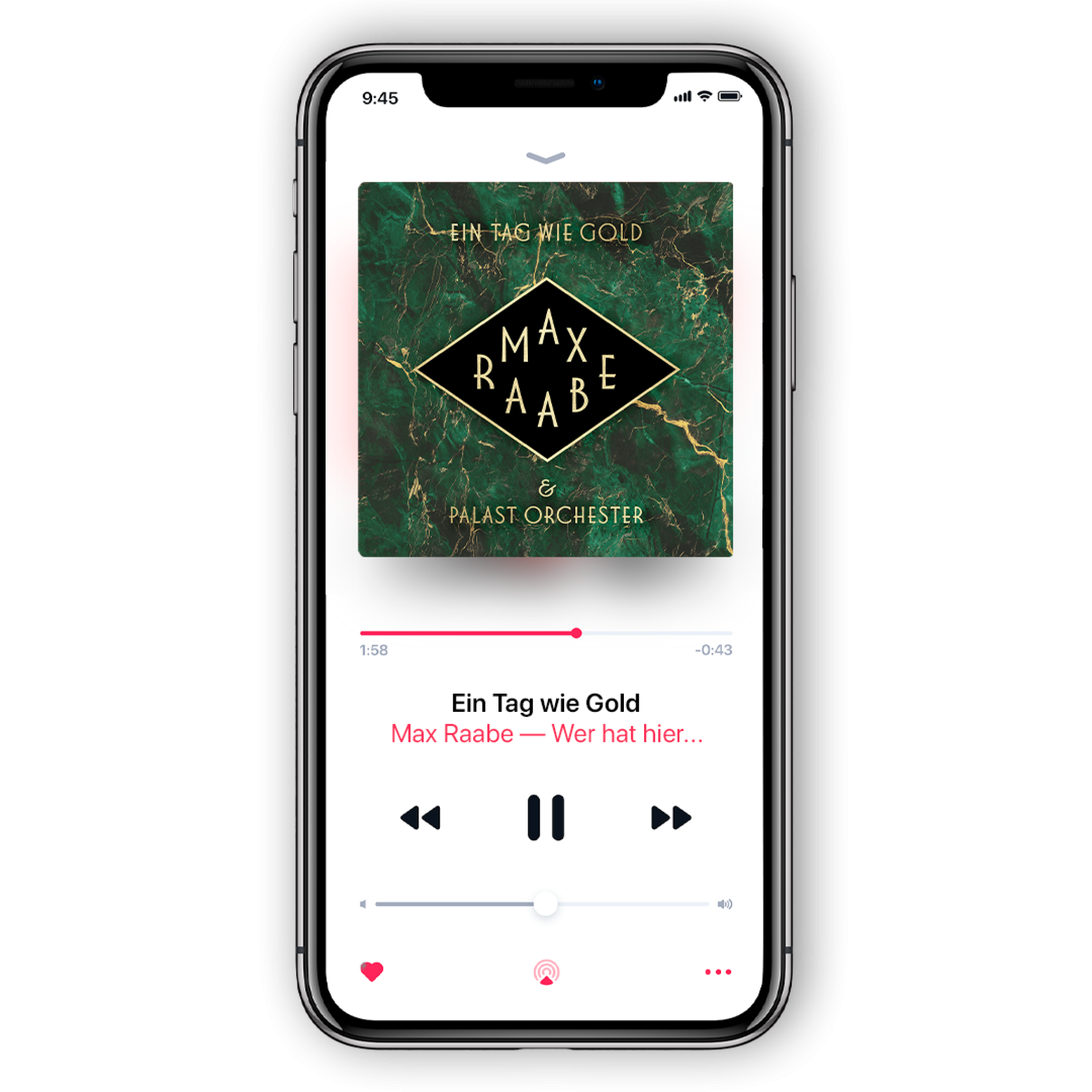 Max Raabe Ein Tag Wie Gold iPhone Cover