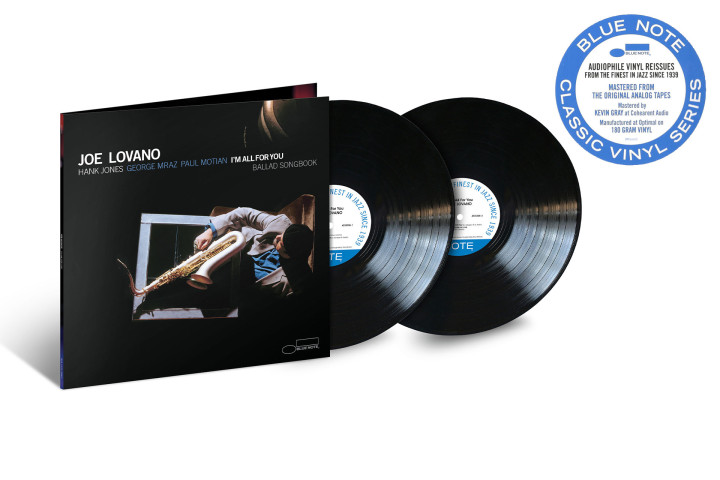 JazzEcho-Plattenteller: Joe Lovano "I'm All For You" (Blue Note Classic Vinyl 2LP)