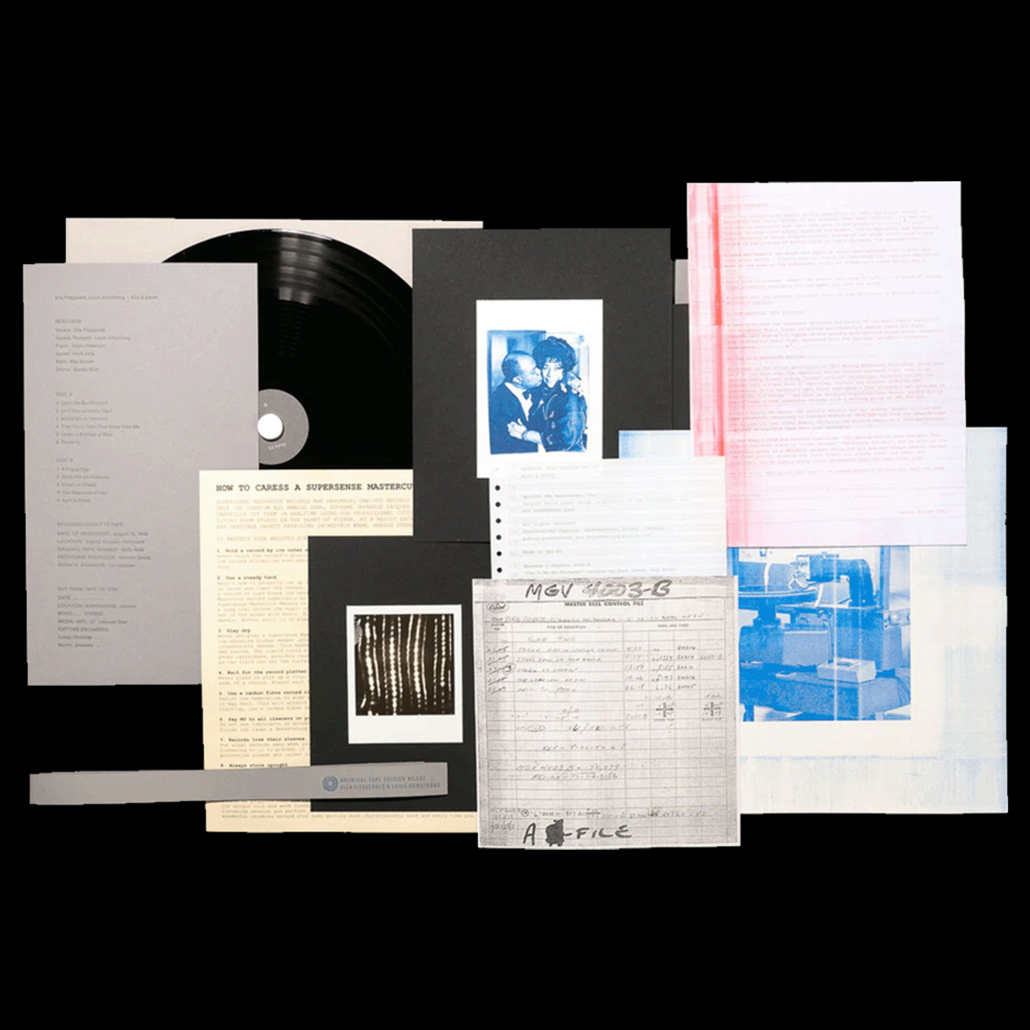 Ella & Louis  (Hand-Cut LP Mastercut Record)