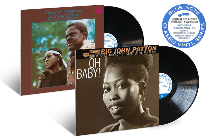 JazzEcho-Plattenteller: Big John Patton: Oh Baby! (Blue Note Classic Vinyl) / Stanley Turrentine: Common Touch (Blue Note Classic Vinyl)